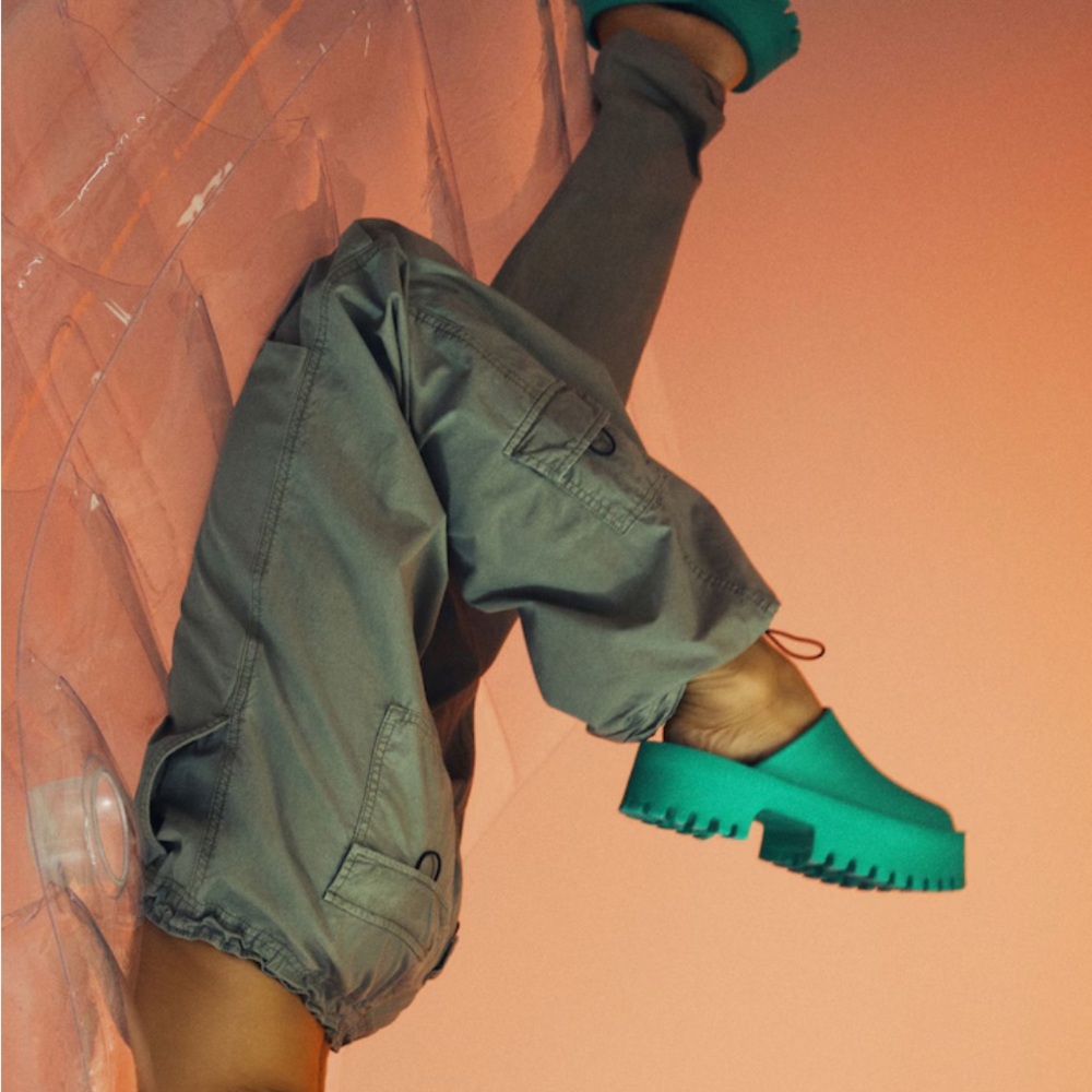 Jeffrey Campbell Green Mules